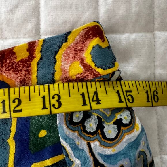 MAEVE ANTHROPOLOGIE Womens Pants 4 Rhiannon Satin Cropped Flare Bohemian Artsy - Picture 5 of 10